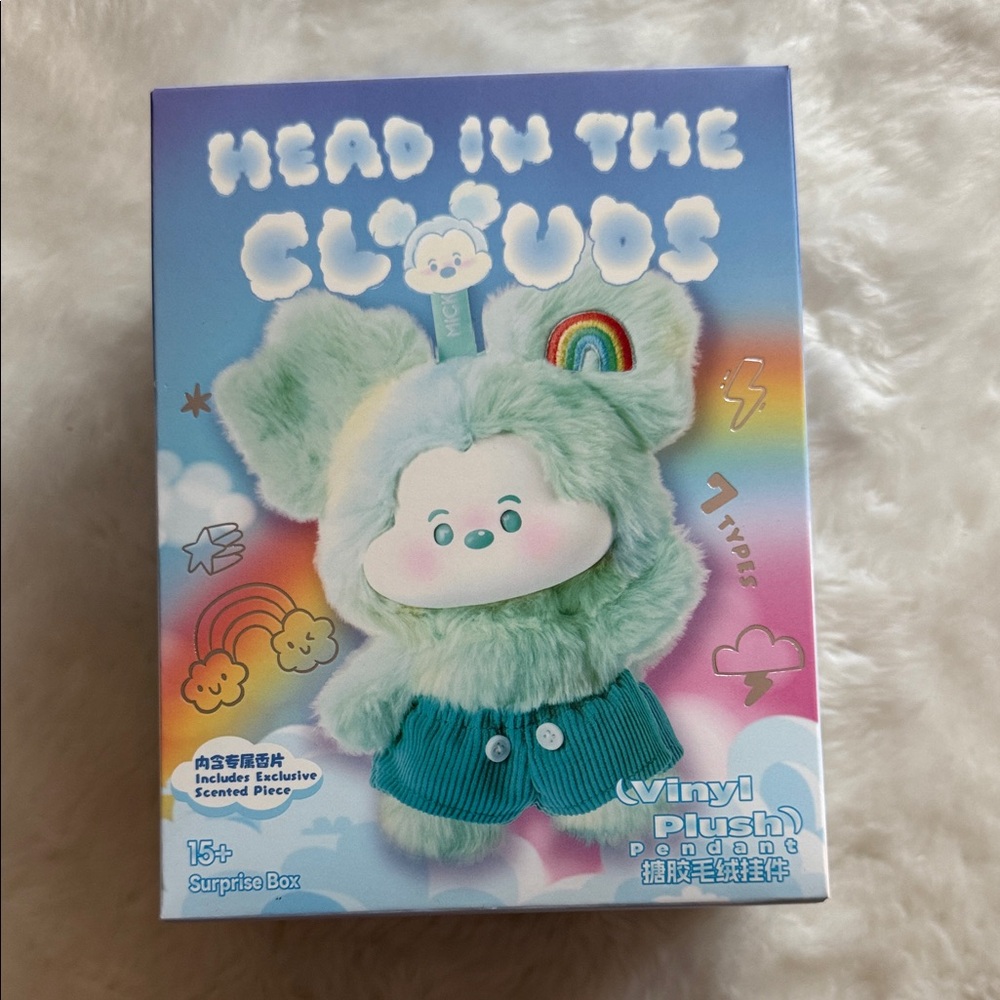 Disney Miniso Mickey Head in the Clouds Vinyl Plush Pendant Blind Box – Sealed